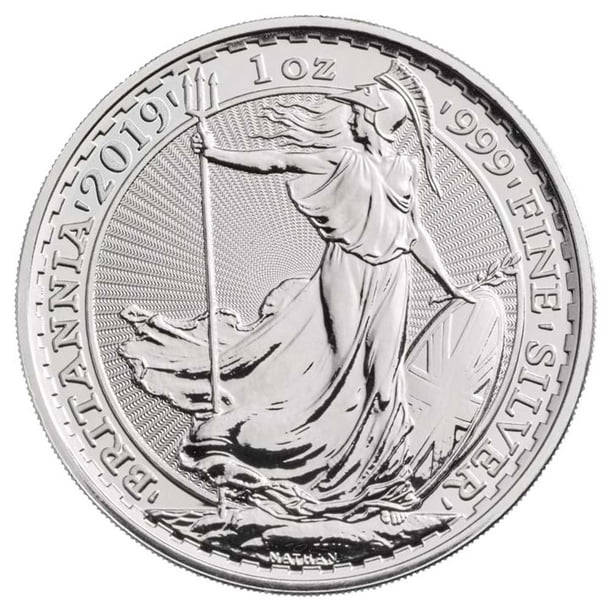 BRITANNIA Space Red 1 Oz Silver Coin 2£ Pound United Kingdom 2019